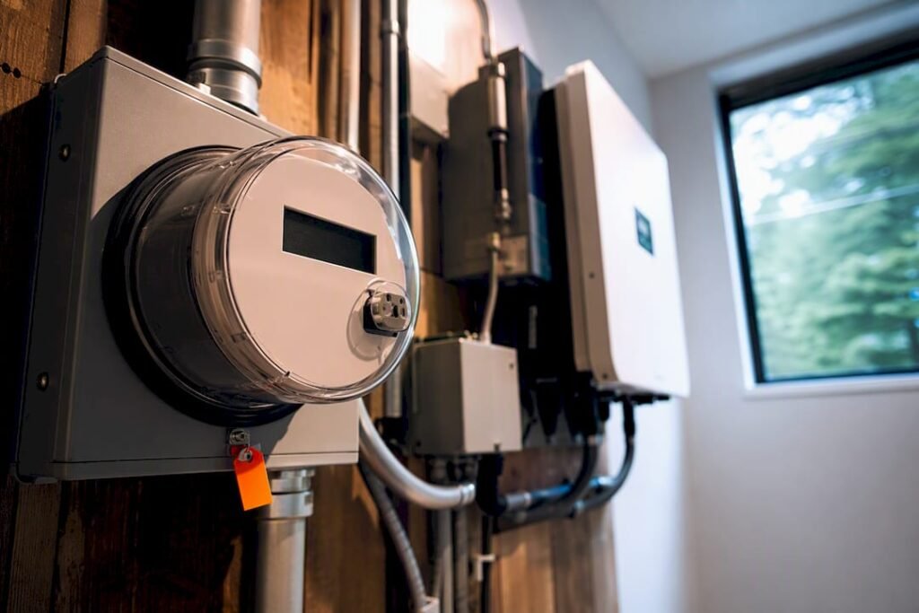 Bidirectional meter for residential solar net metering