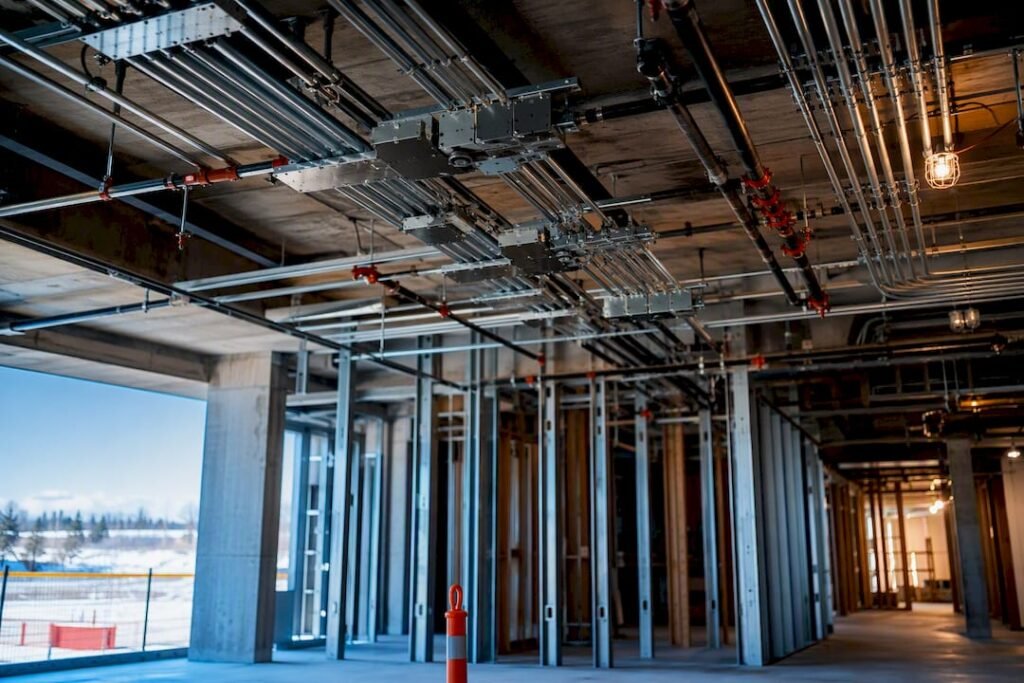 Coordinated electrical services in commercial construction